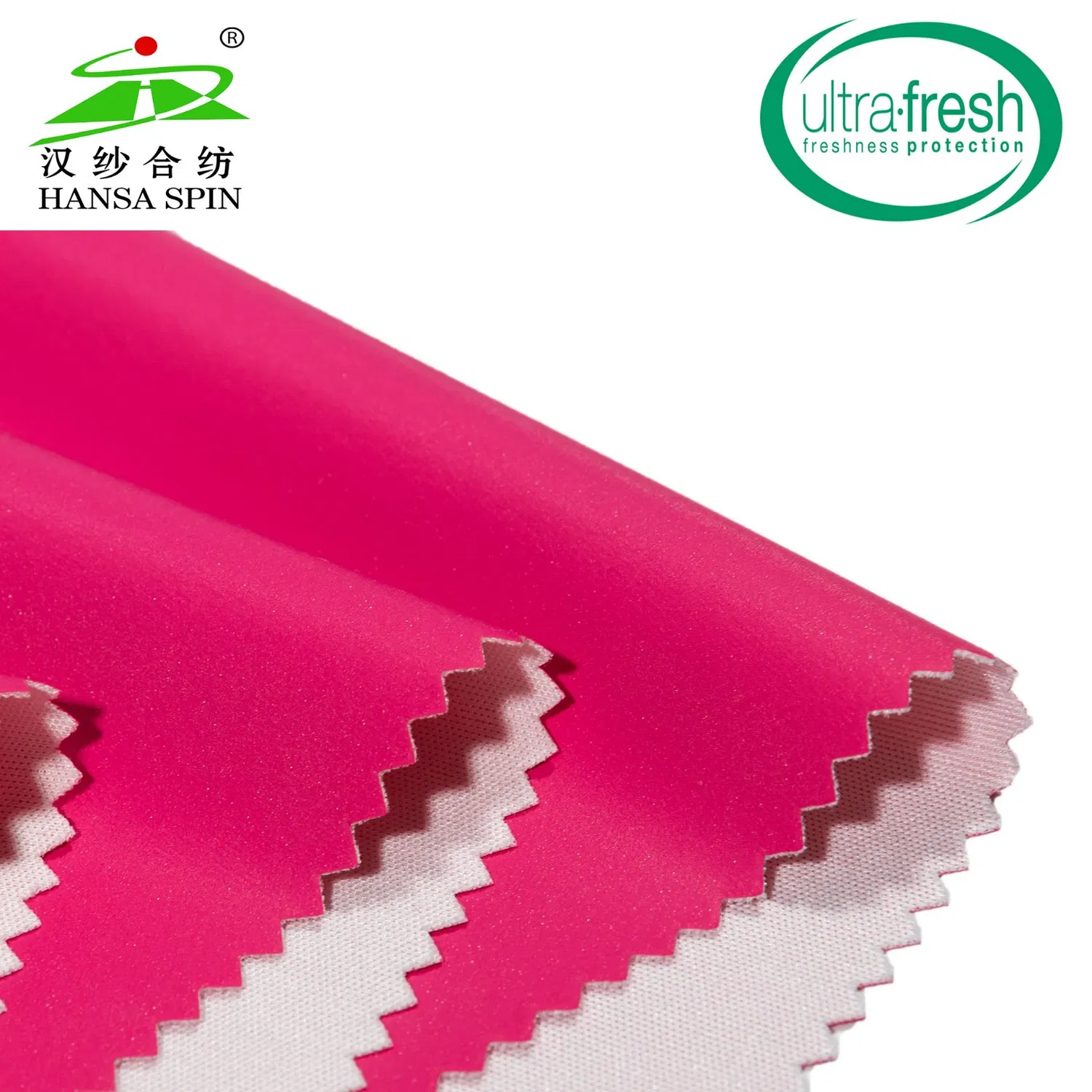 Waterproof High Quality Rose Red PU Leather Fabric for Jacket