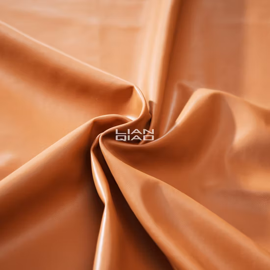 PU Garment Leather Soft Elastic Synthetic Leather Fabric for Clothing