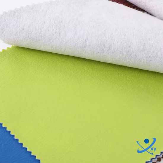 Abrasion Resistant Emboss Faux Fabric for Clothing PU Leather Fabric for Jacket Garment