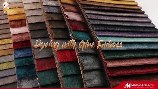 New Embossed Design on Holland Velvet Curtain Fabric