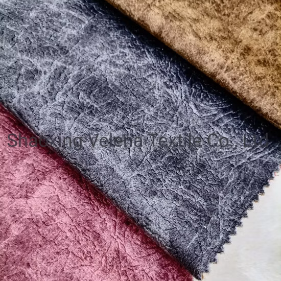 New Embossed Design on Holland Velvet Curtain Fabric